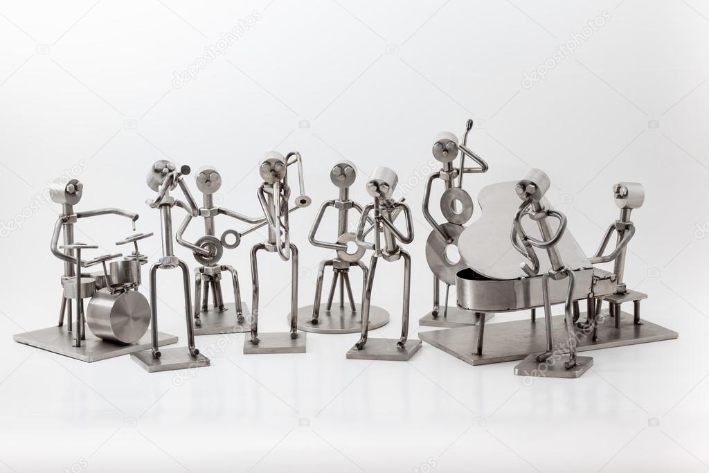 stainless steel Jazz Band