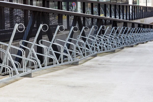 Rack de bicicleta — Fotografia de Stock