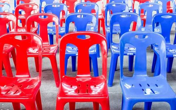 Chaises en plastique — Photo