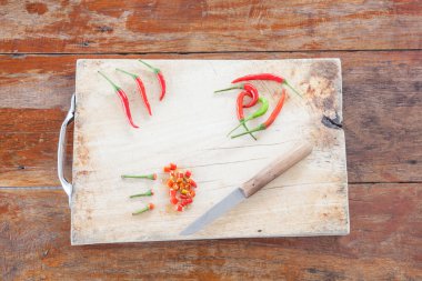 kırmızı ve yeşil peper