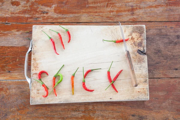 Peper vermelho e verde — Fotografia de Stock