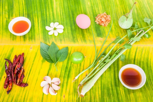 Thai ingredients in close up — Stock Photo, Image