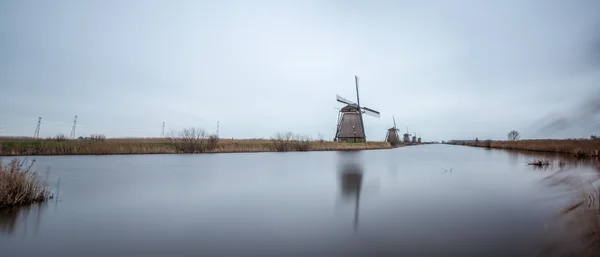 Kinderdijk w Holandii — Zdjęcie stockowe