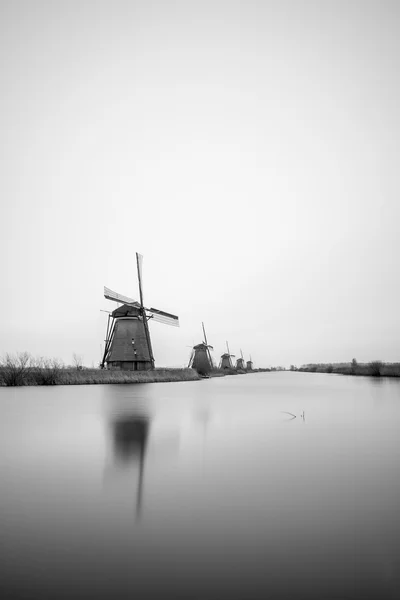 Kinderdijk en Holanda — Foto de Stock