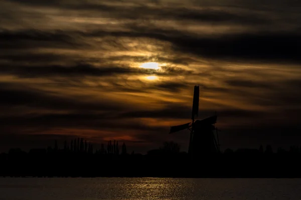 Kinderdijk in Olanda — Foto Stock