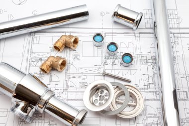 Krom sifon ve planı