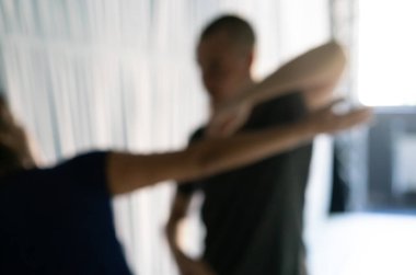 dansçılar hareket temas doğaçlama performansı