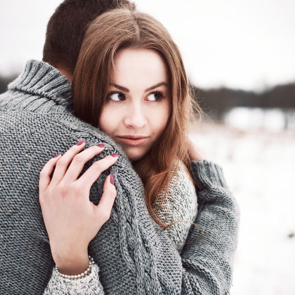 Young beautiful sensual couple