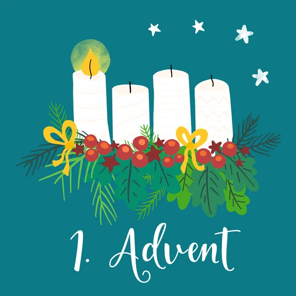 first sunday of advent wreath