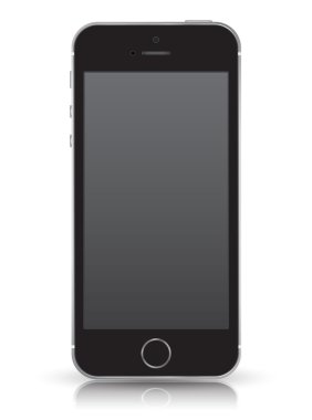 Gerçekçi smartphone iphone Se stil mockup.