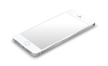 Gerçekçi smartphone iphone Se stil mockup.