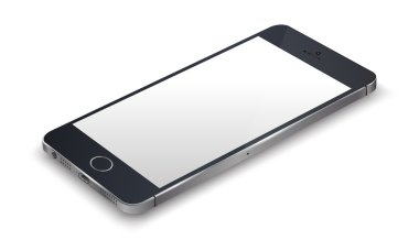 Gerçekçi smartphone iphone tarzı mockup. 