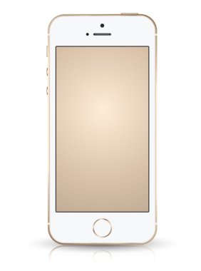Gerçekçi smartphone iphone Se stil mockup. 