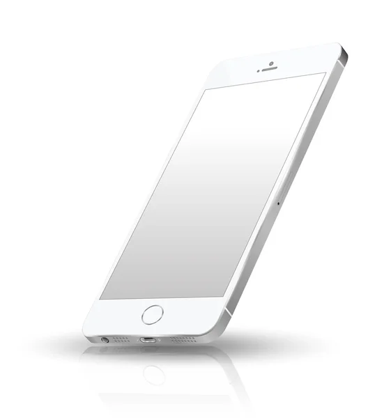 Realistic smartphone iPhone SE style mockup. — Stock Vector
