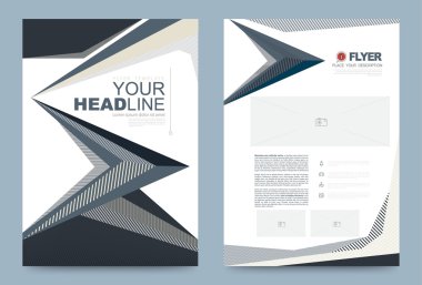 Vektör kapağı tasarım şablonu