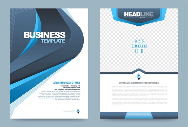 Template cover design — Stock Vector