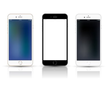 yeni smartphone gerçekçi mockup.