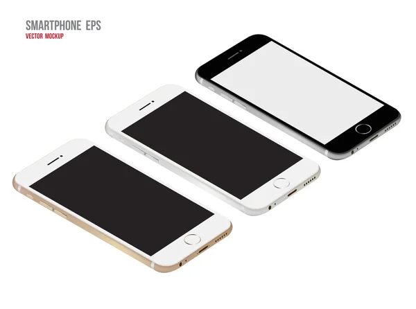 Mockup smartphone — Vettoriale Stock