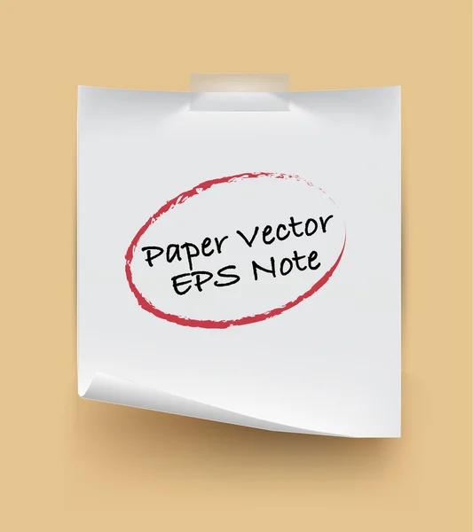Паперового блокнота — стоковий вектор