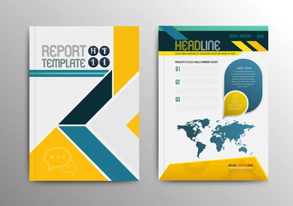Broşür kapak tasarım şablonları. Soyut el ilanı Modern arka planlar.