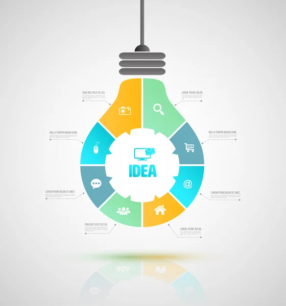 Plantilla de concepto empresarial — Archivo Imágenes Vectoriales