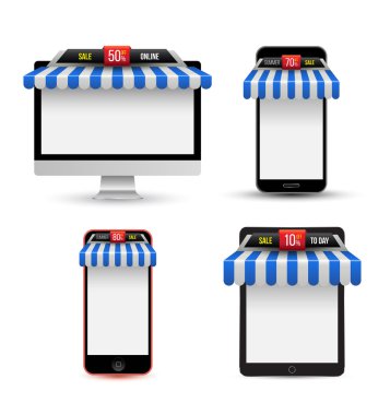 Satır deposu. Satılık, Gadget tenteli ayarla.