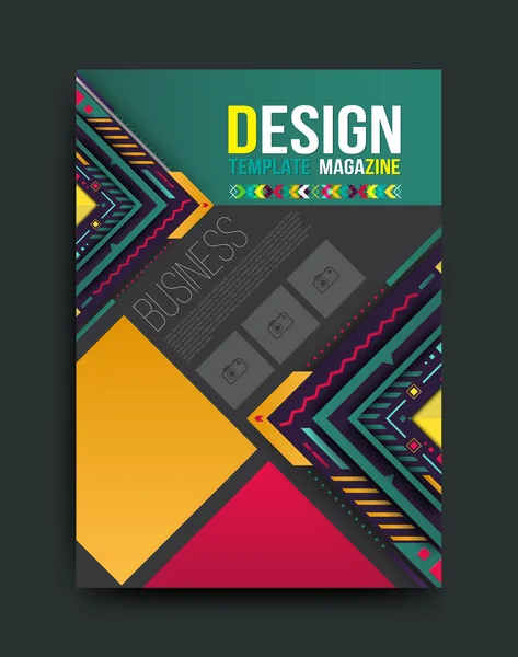 Ontwerpsjabloon Cover en brochure — Stockvector