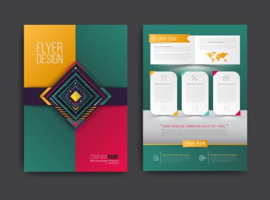 Design Cover and brochure template clipart