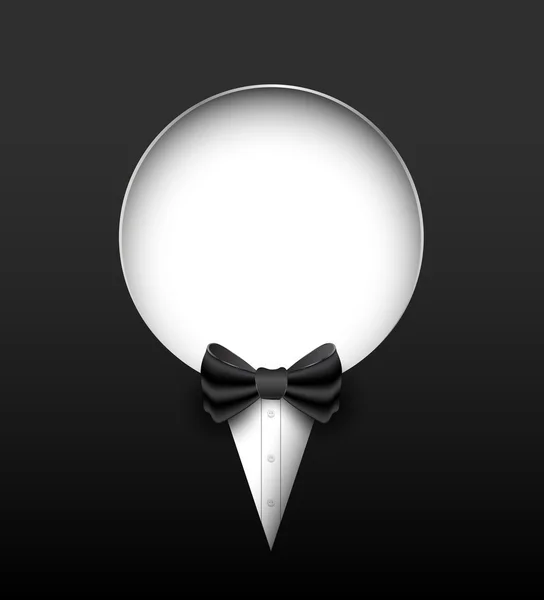 Bannière vectorielle Tuxedo . — Image vectorielle