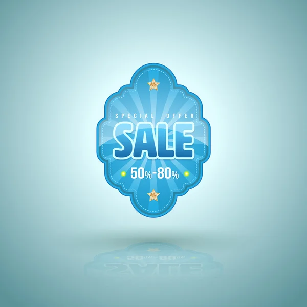 Sale tag banner. — Stock Vector