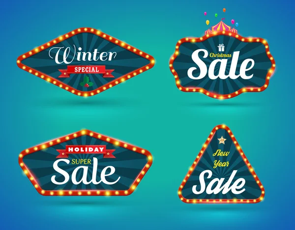 Sale banner set. — Stock Vector