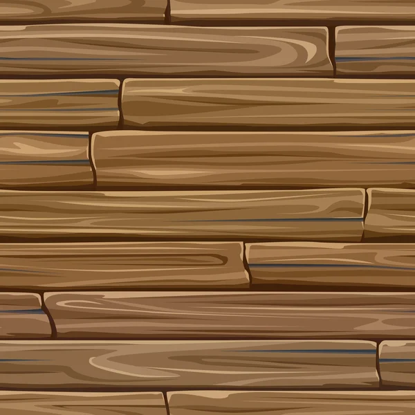 Sömlös färgad bakgrund vägg av trä plankor. — Stock vektor