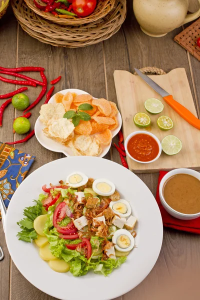 Indonesisches Essen Und Trinken — Stockfoto