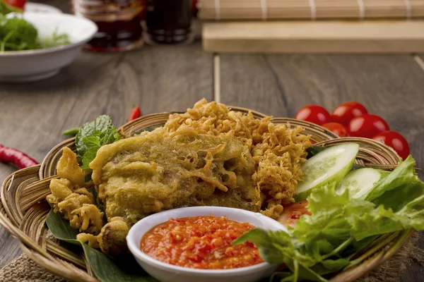 Makanan Dan Minuman Indonesia — Stok Foto