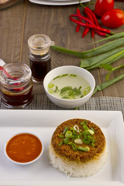 Indonesisches Essen Und Trinken — Stockfoto