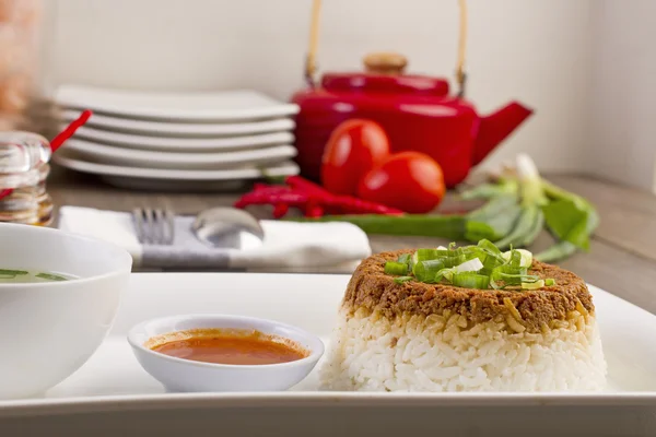 Nasi Hainan, comida asiática — Foto de Stock