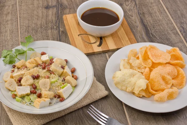 Pempek palembang Indonesian snack — Stock Photo, Image