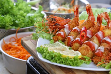 Çıtır çıtır kızarmış karides