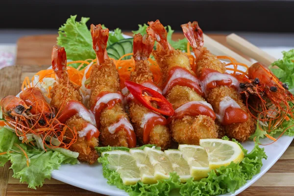 Langostino frito crujiente — Foto de Stock