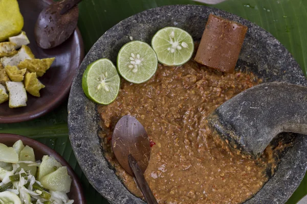 Gado gado Indonesian salad — Stock Photo, Image