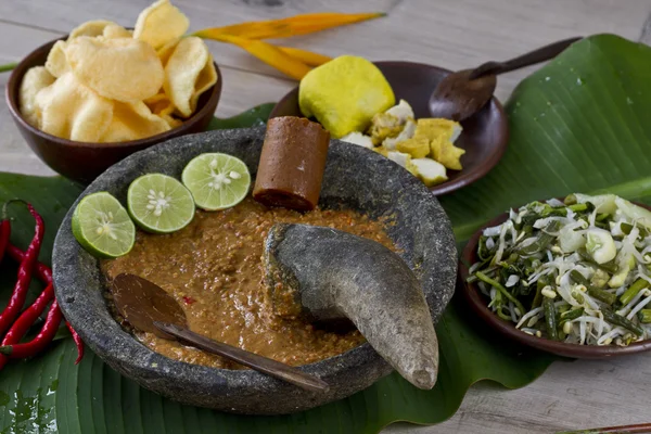 Gado gado Indonesian salad — Stock Photo, Image