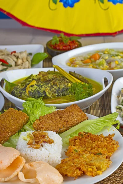 Indonesian lunch — Stock Photo, Image