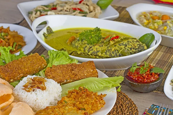 Indonesian lunch — Stock Photo, Image