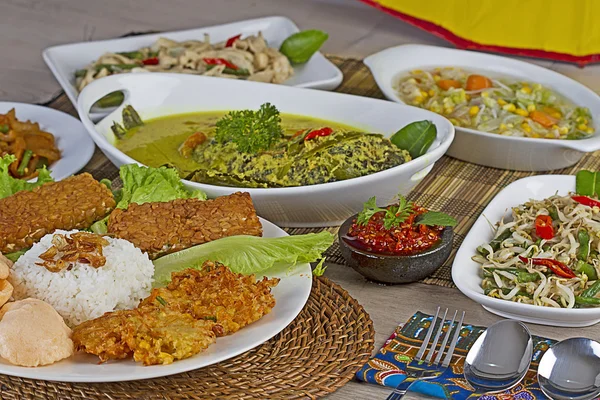 Indonesian lunch — Stock Photo, Image