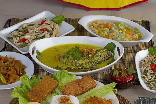 Indonesian lunch — Stock Photo, Image
