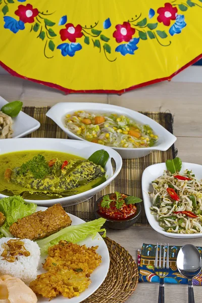 Almoço indonésio — Fotografia de Stock