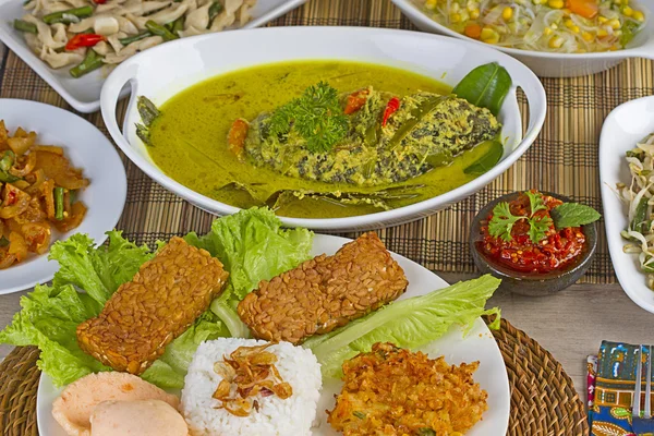 Індонезійська-обід — стокове фото