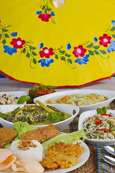 Indonesian lunch — Stock Photo, Image