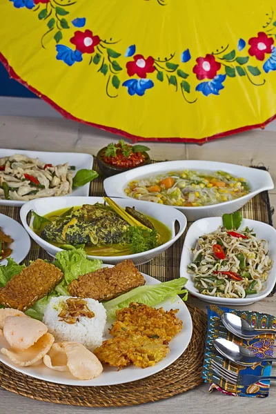 Endonezya Öğle Yemeği — Stok fotoğraf