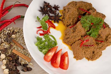 Rendang padang clipart